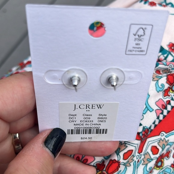 J.Crew Hypoallergenic Earrings - Picture 8 of 9